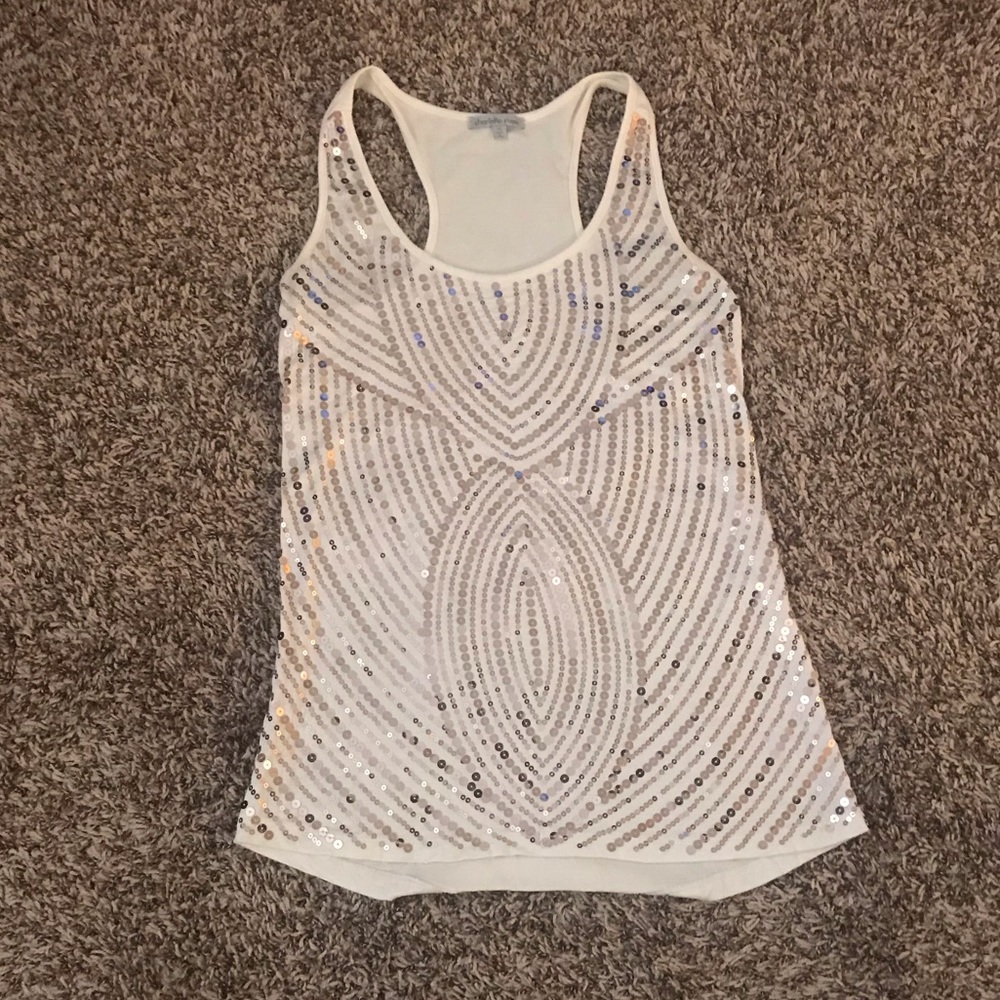 Charlotte Russe Sequin Tank Top.
